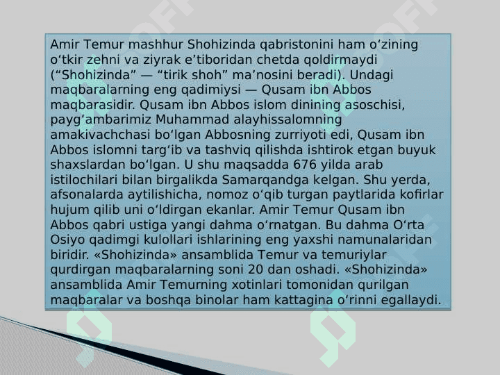 Amir Temur va Temuriylar davri 4