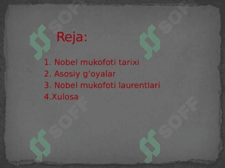 Iqtisodiyot bo’yicha Nobel mukofoti laurenti va ularning asosiy g’oyalari 2