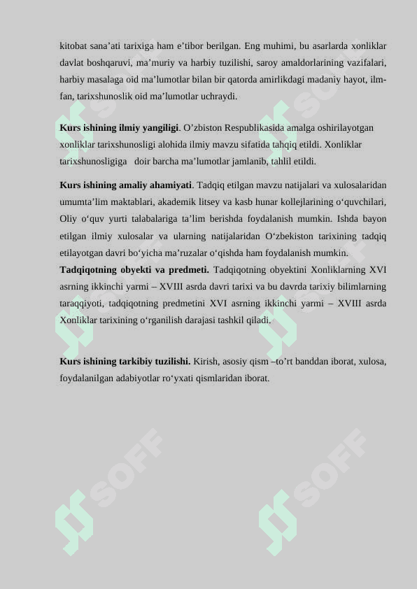 XVII-XVIII ASRLARDA BUXORO XONLIGIDA TARIXNAVISLIK 4