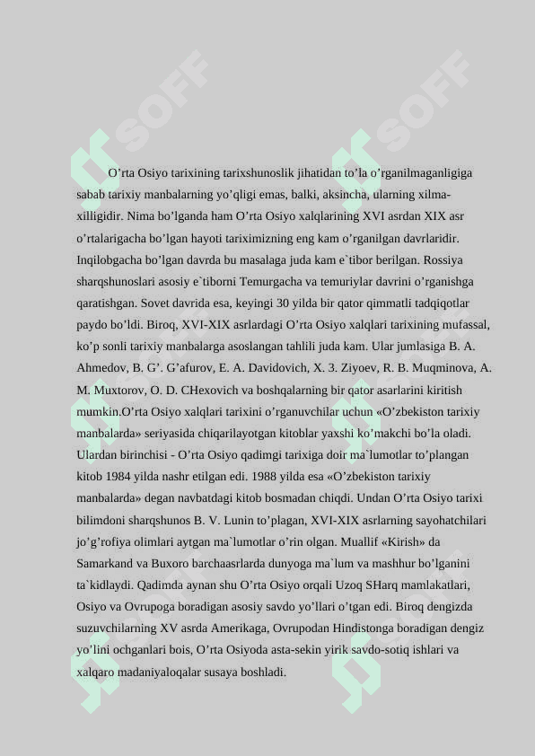 XVII-XVIII ASRLARDA BUXORO XONLIGIDA TARIXNAVISLIK 5