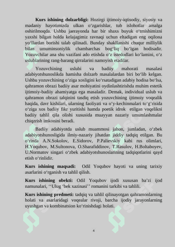Kurs ishi 4