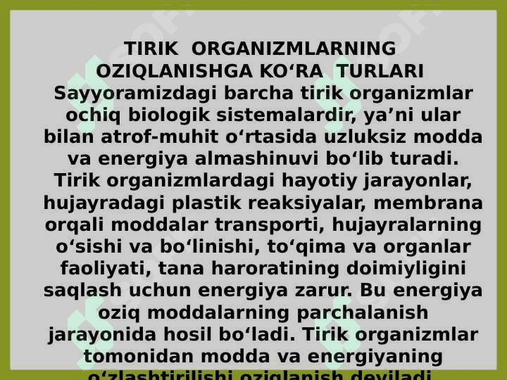 OZIQLANISH 2