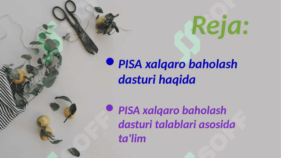 PISA xalqaro baholash dasturi 2