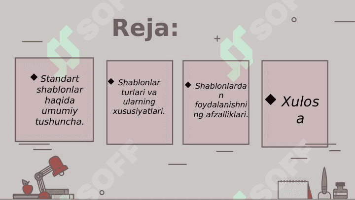 Standart shablonlar asosida taqdimotlarni yaratish. Taqdimot slaydlarini boshqarish. 2