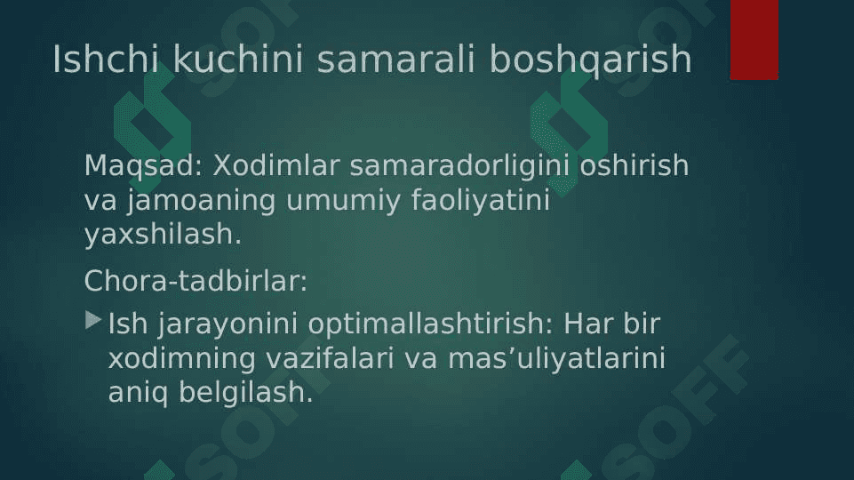 Mavzu: Personallarni boshqarish 2