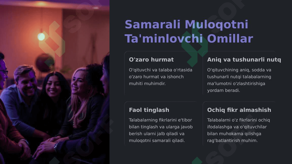 O'qituvchi Faoliyatidagi Muloqot Madaniyati 4