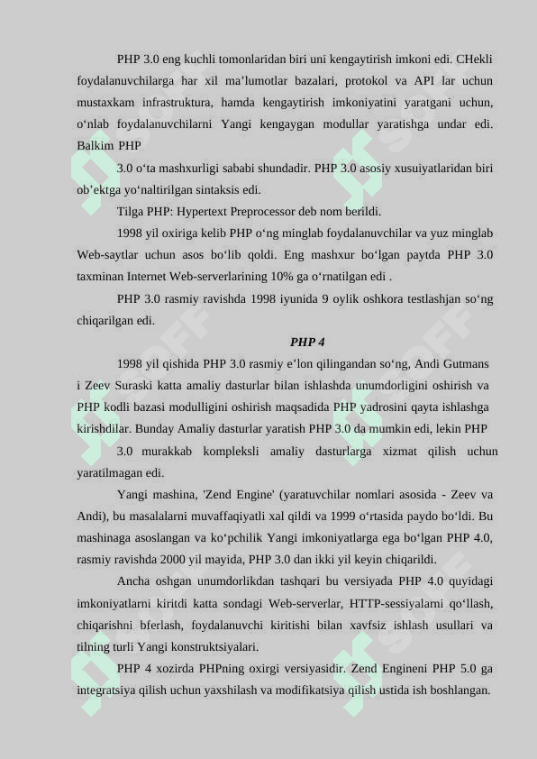 PHP da ma’lumotlar  bazalari bilan ishlash 5