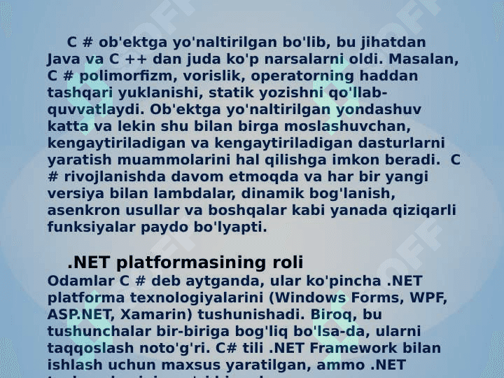 C# 9.0 va .NET 2