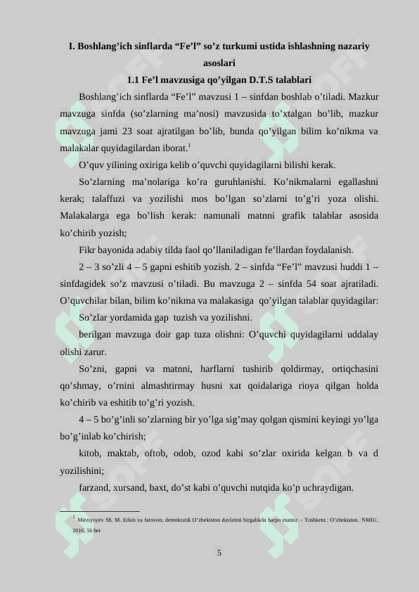 2-SINFDA FE’L YASOVCHI QO’SHIMCHALAR MAVZUSINI O‘RGANISH METODLARI 5