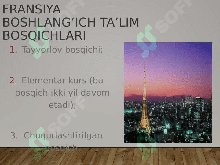 Fransiyada ta’lim tizimi 2
