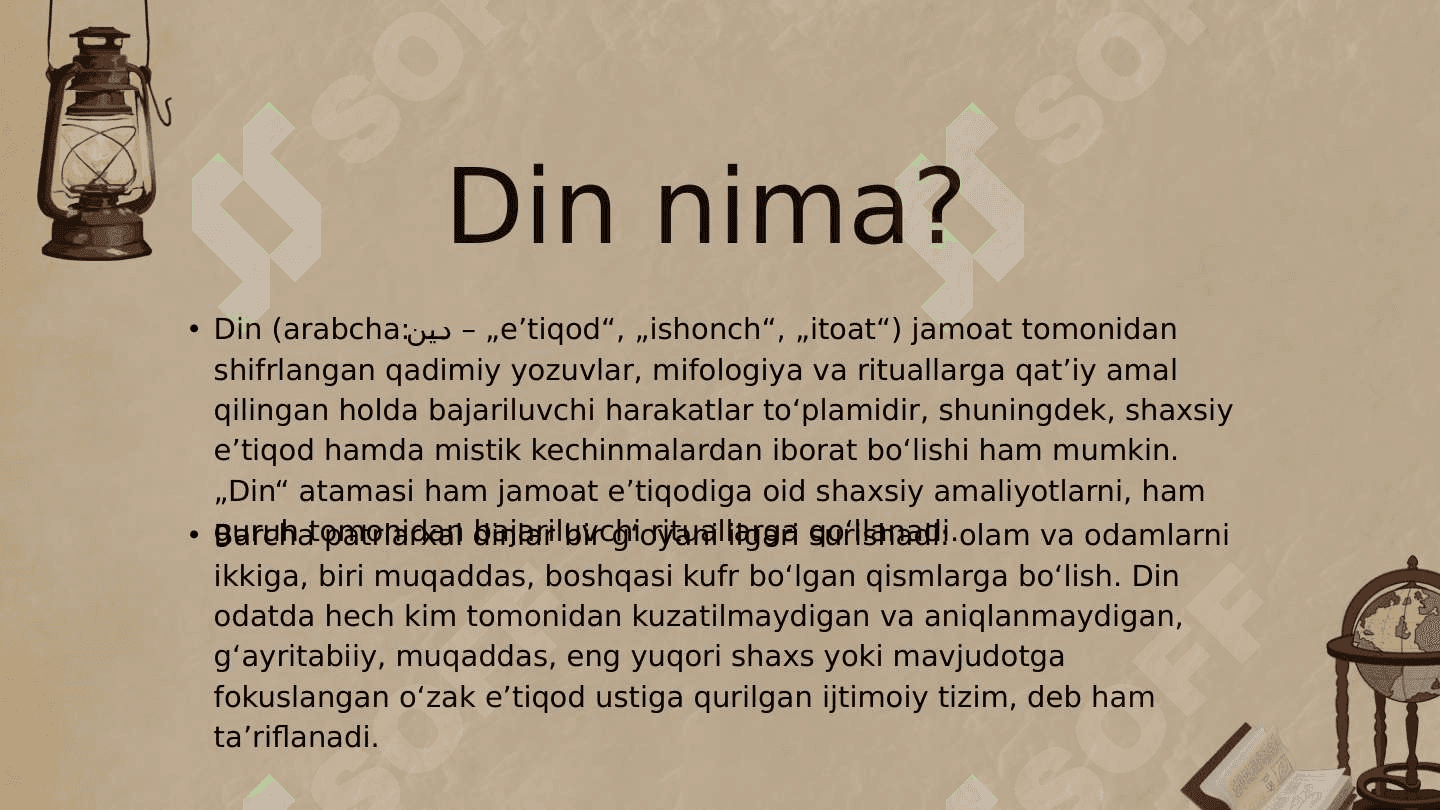 Din hamda hur fikrlilik 3