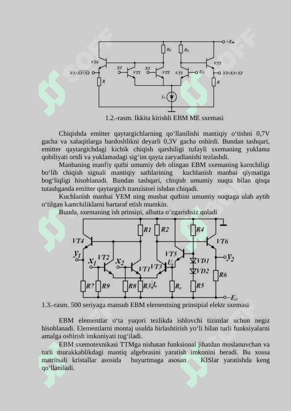 Emitterli bog‘langan mantiq 3