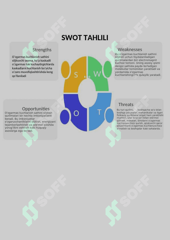 О‘zgarmas kuchlanish sathini siljitish qurilmasi. 8
