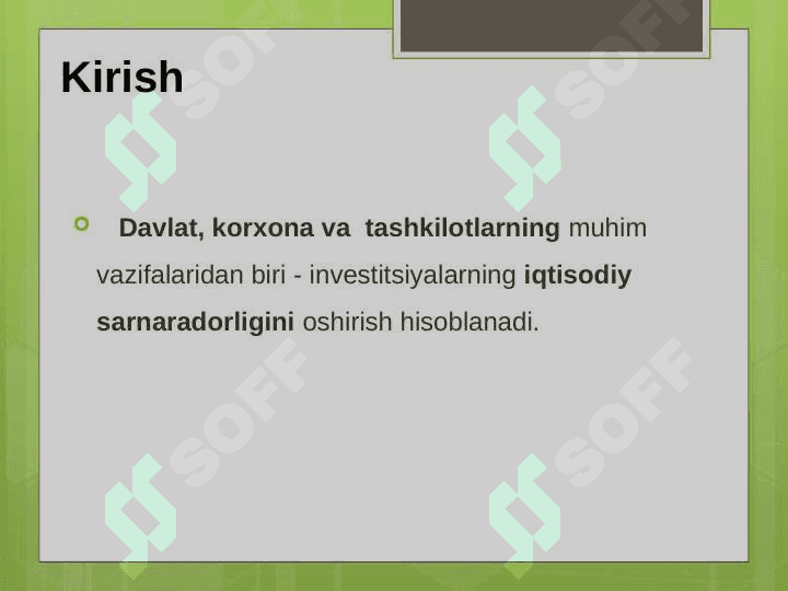Investitsiya 6