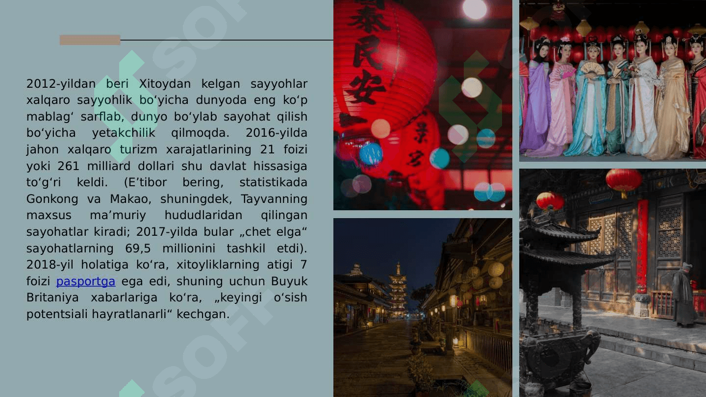 Xitoy Turizm geografiyasi 4