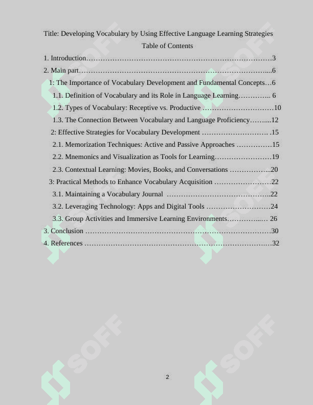 Developing Vocabulary by Using Effective Language Learning Strategies 2