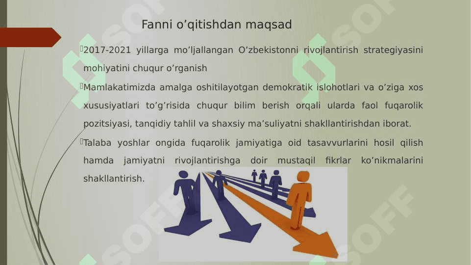 O‘zbekiston milliy taraqqiyotining yangi bosqichidafuqarolik jamiyatining shakllanishi va rivojlanishi 3