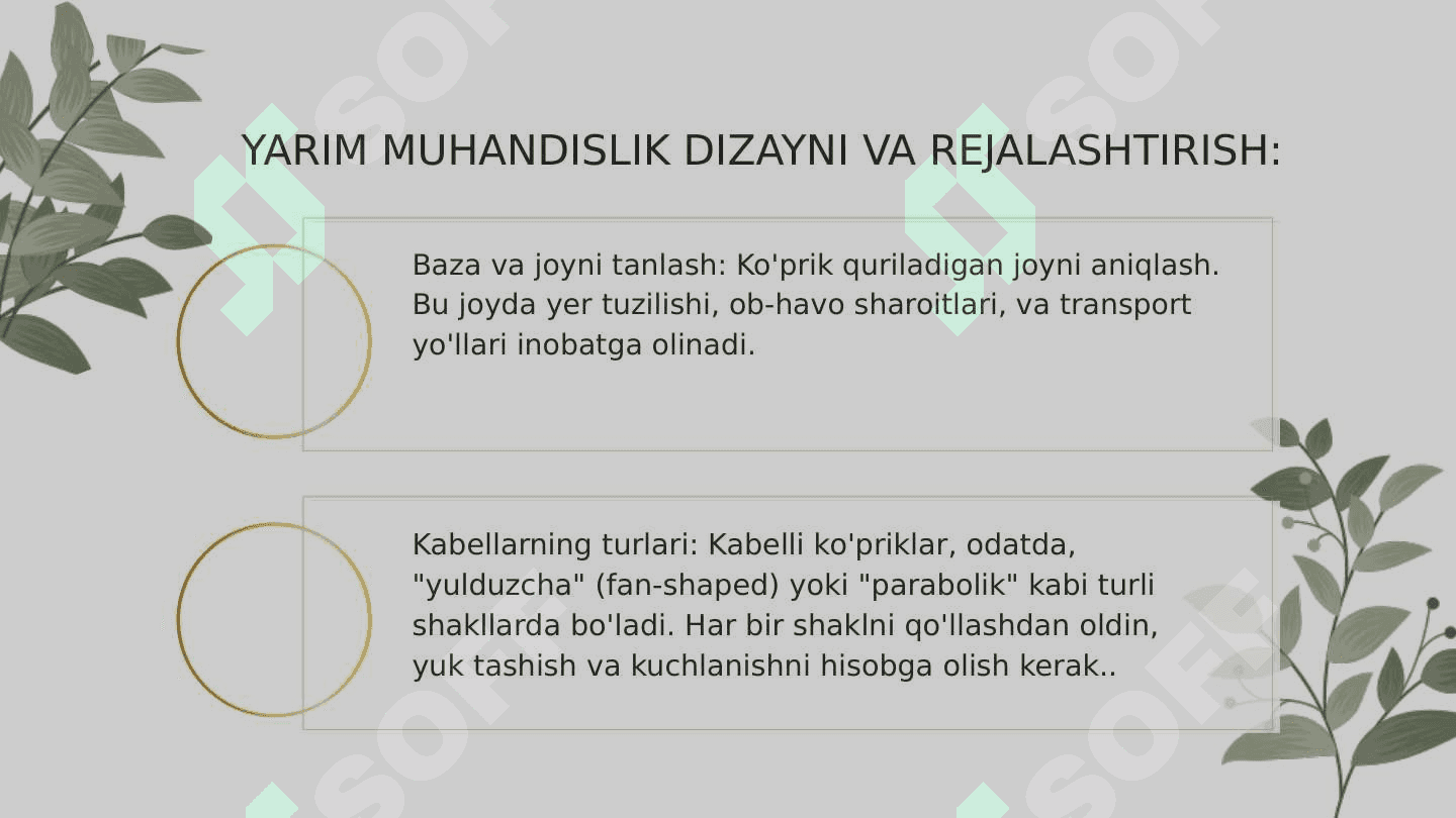 KO'PRIK DIZAYNI HISOB-KITOBLARI 4