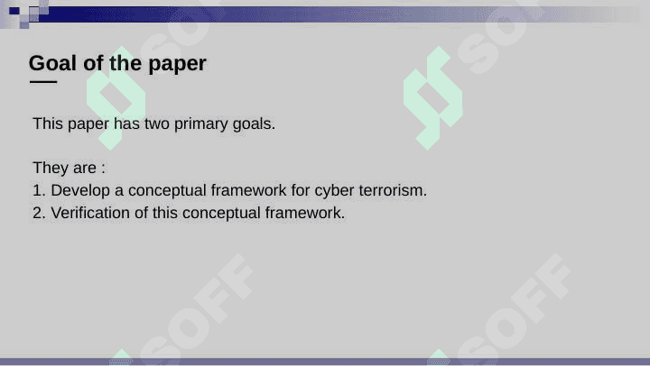 The application of mixed method in developing a cyber terrorism framework 8