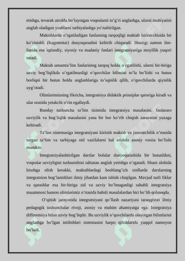 ONA TILINI O'QITISHDA INTEGRATIV YONDASHUV VA UNING MOHIYATI 7