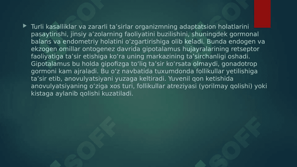 Bachadondan anomal qon ketishlari 3