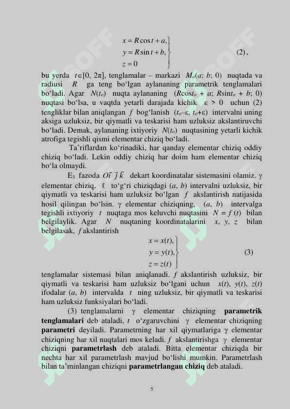 Differensial geometriya 3