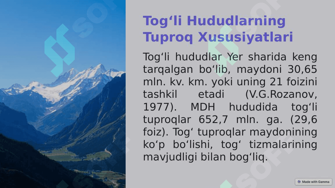 TOG‘ TUPROQLARI 6