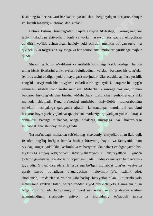 IRODA HAQIDA TUSHUNCHA 6