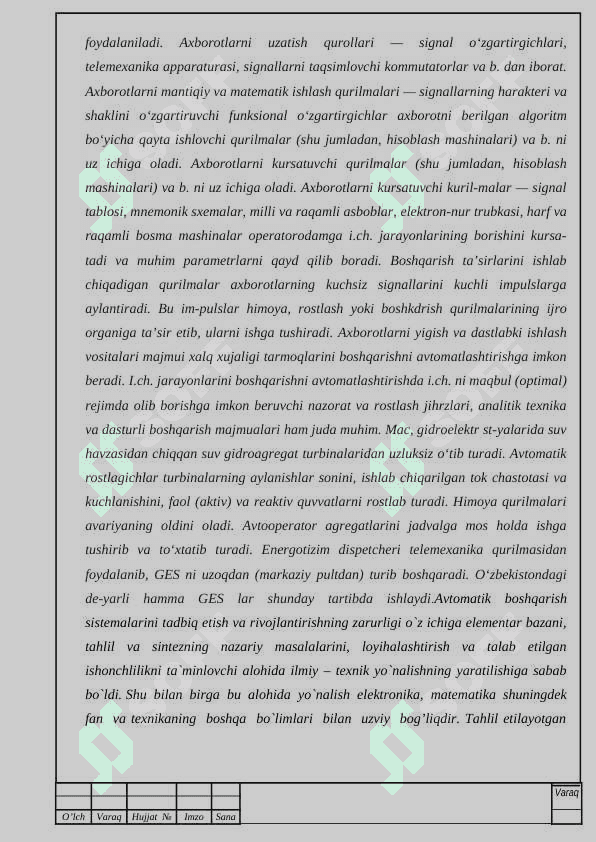 Yer osti shaxtalarida havoni optimal taqsimlashni avtomatlashtirish 3