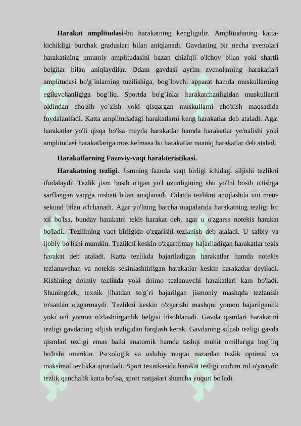 Mashq texnikasi qisimlar 8