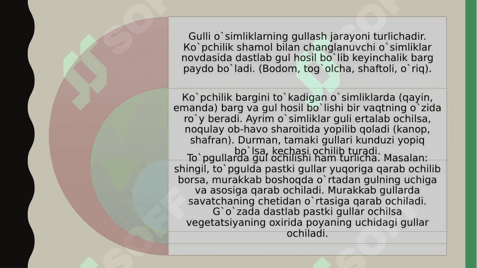 O’simliklarda urug’lanish 2