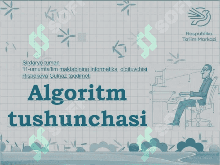 Algoritm tushunchasi 2