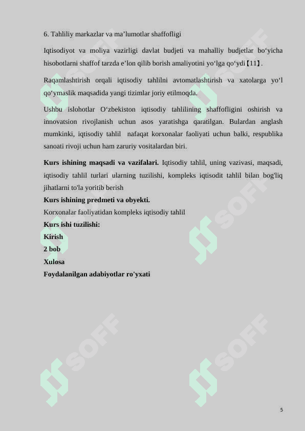 Kurs ishi 5