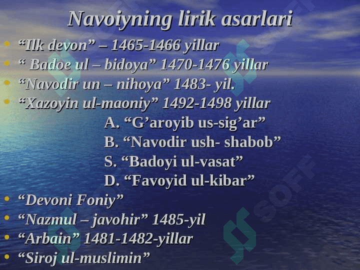 Alisher Navoiy Lirikasida she'riy san'atlar 4