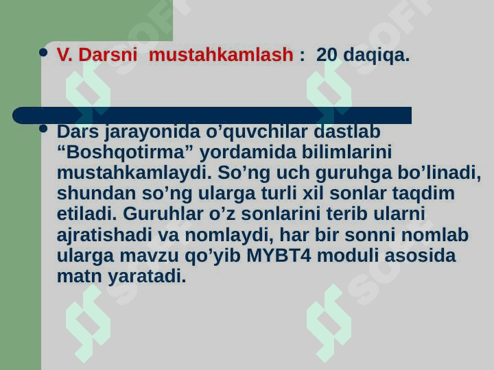 Son so`z turkumi 5