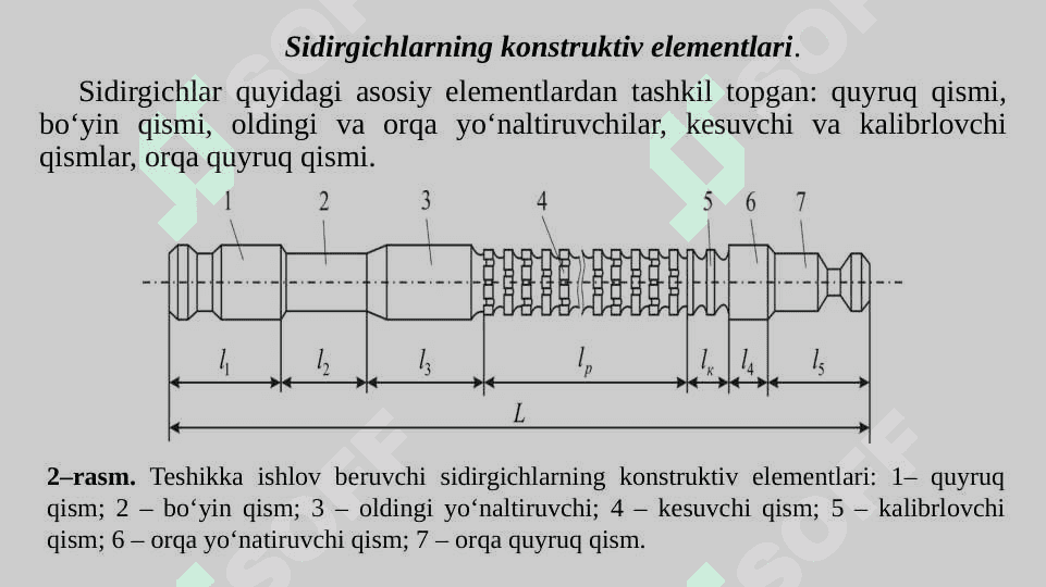 Sidirgichlarning konstruktiv elementlari 3
