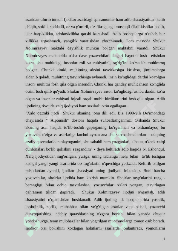 Kurs ishi 8