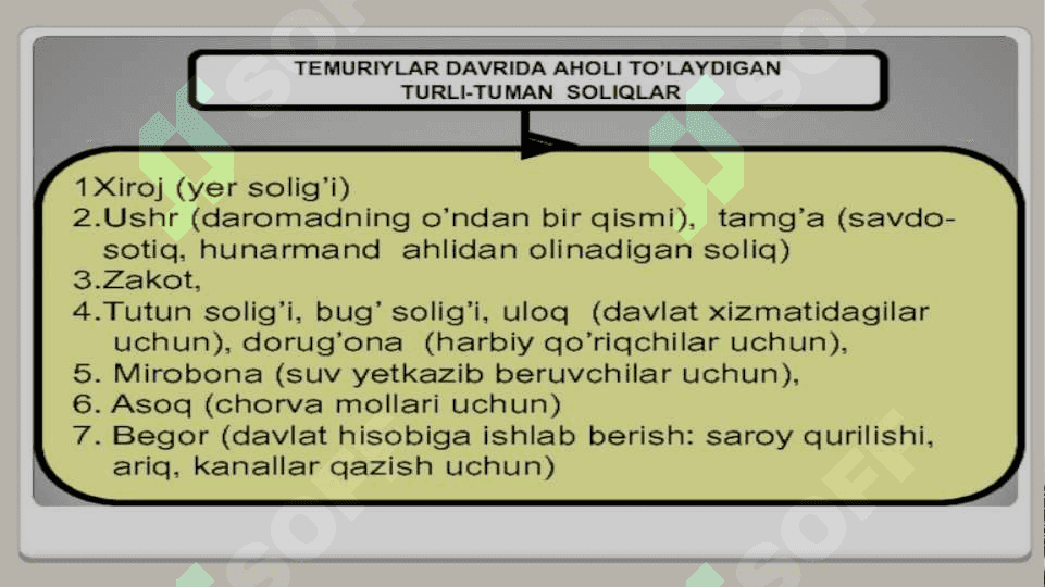 TEMURIYLAR DAVRI MANBALARI 8