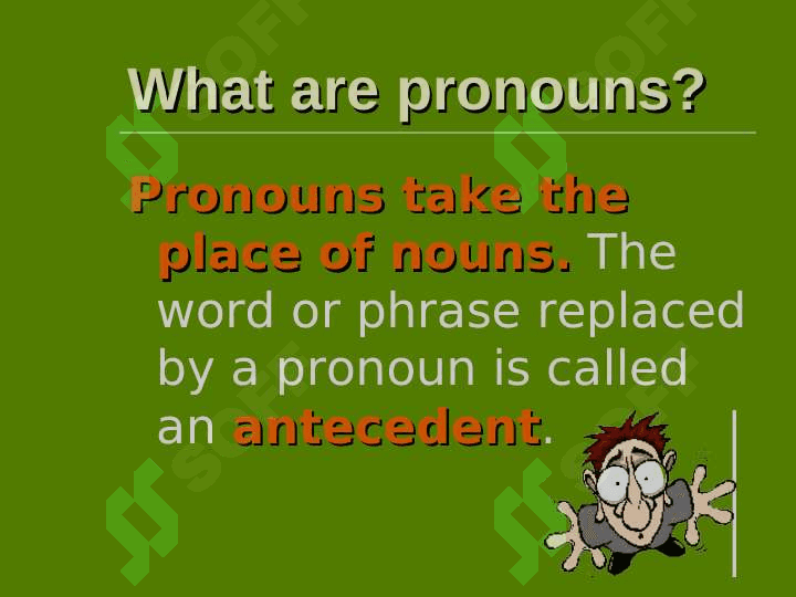 What are Pronouns 2