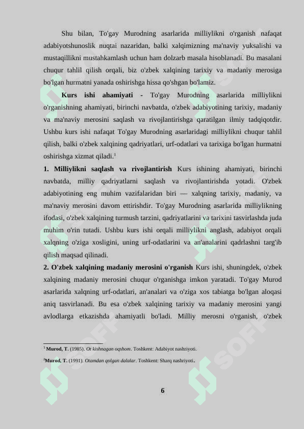 Tog‘ay Murod asarlarida milliylik 5
