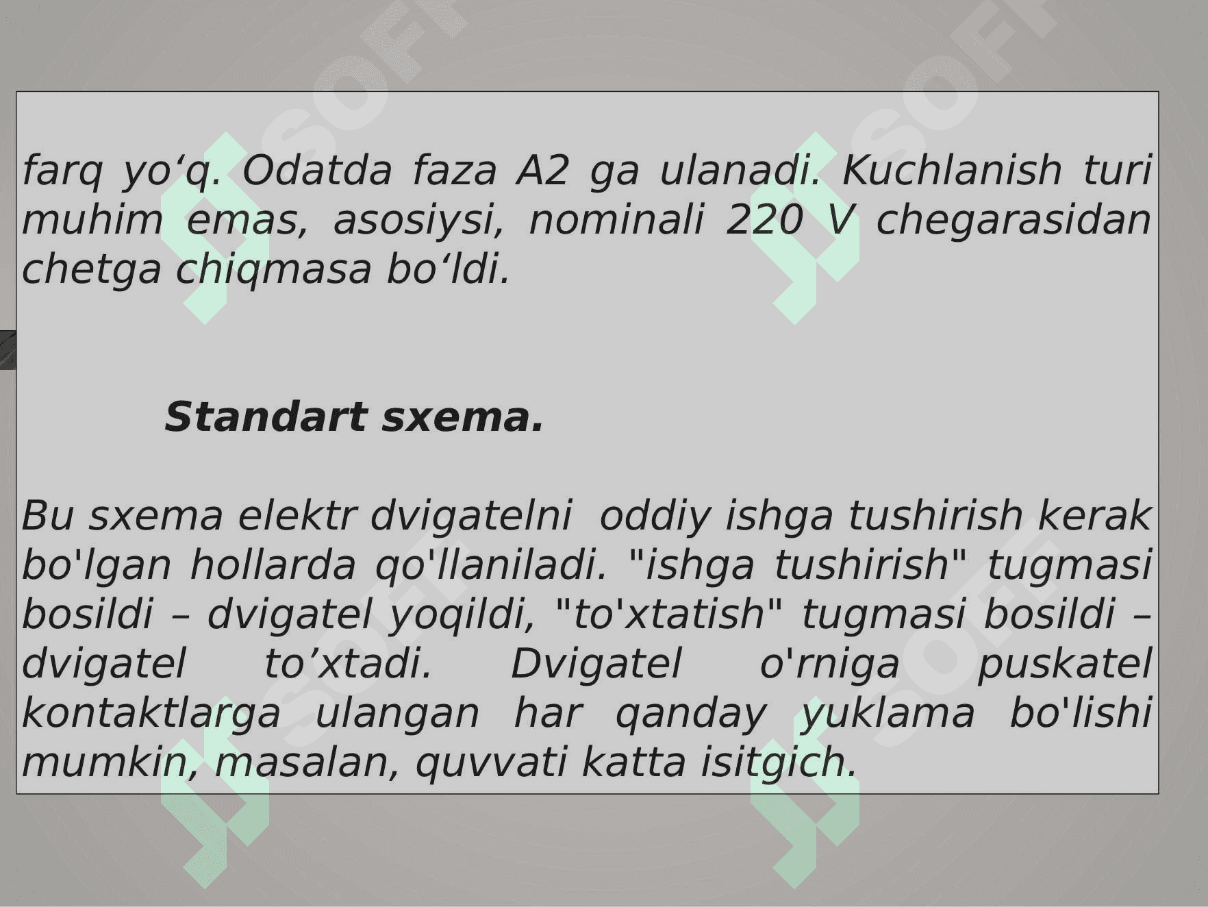 Asinxron divigatelni boshqarish usullari 5