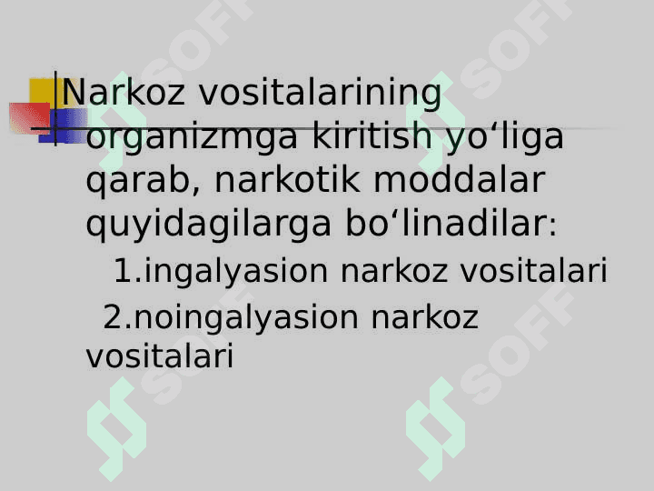 Narkoz  vositalari 4