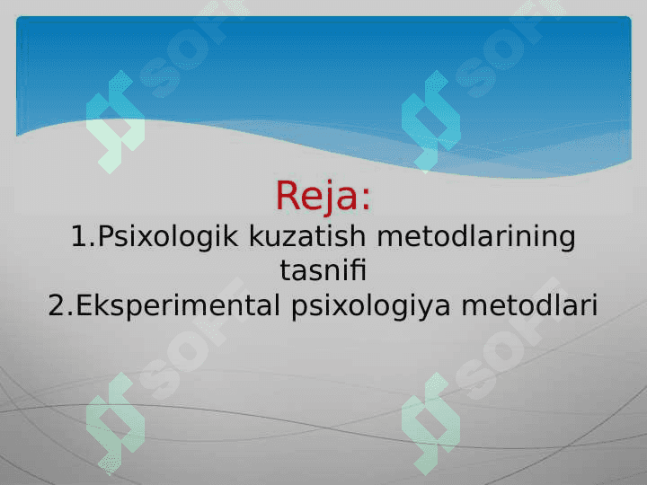 EKSPERIMENTAL PSIXOLOGIYA 2