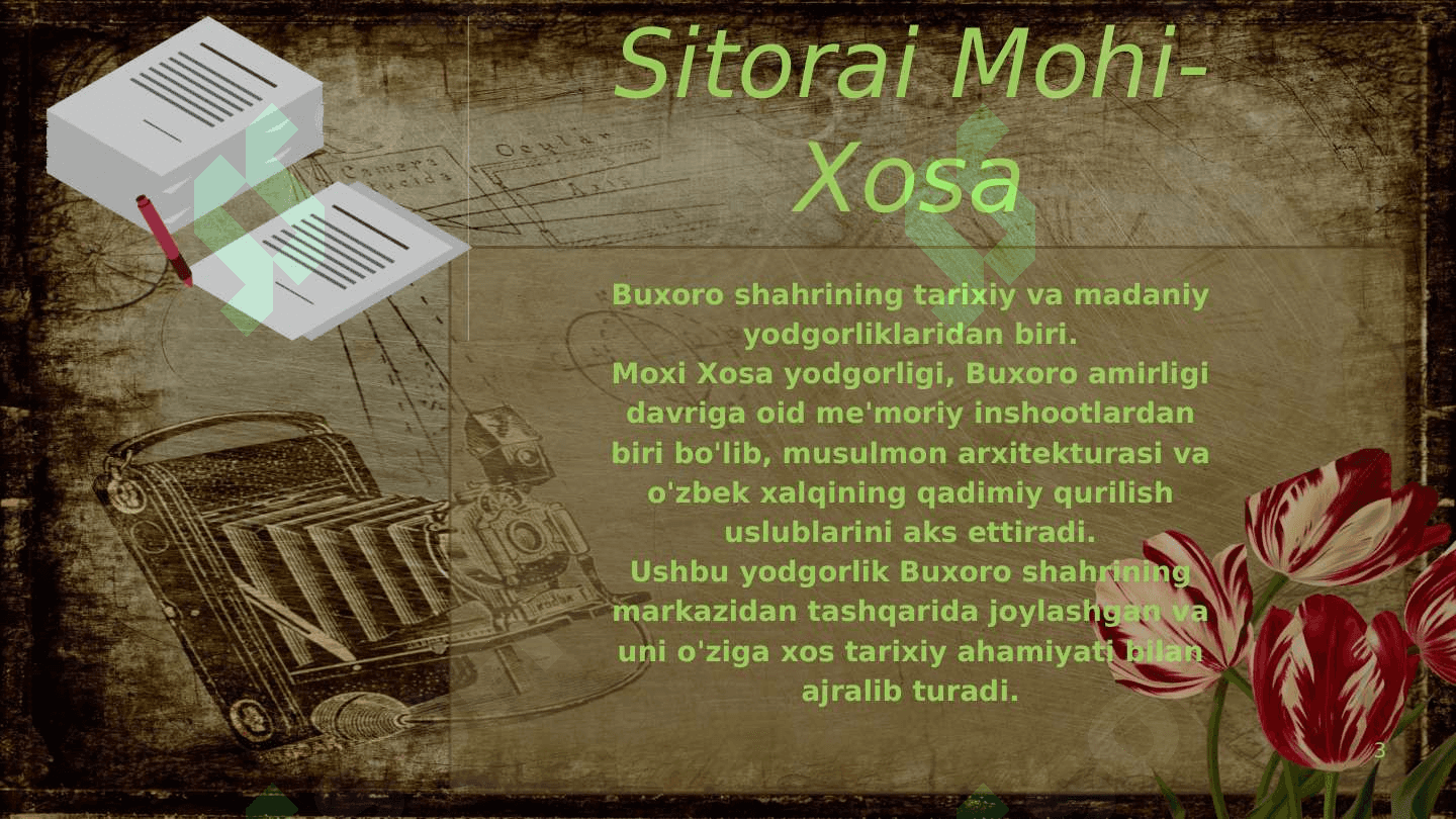 Buxoro Sitorai mohi hosa 3