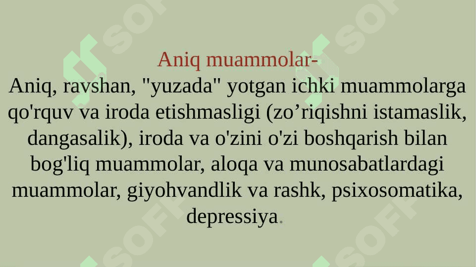 Psixologik muammo 8