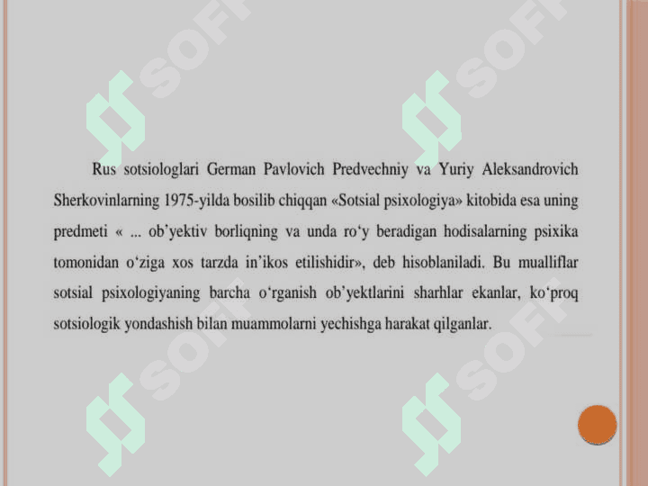 Sotsial psixologiyaga 
kirish 6