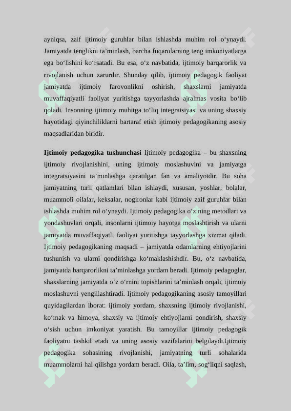 Ijtimoiy pedagogik faoliyatining asosiy yo'nalishlari 4
