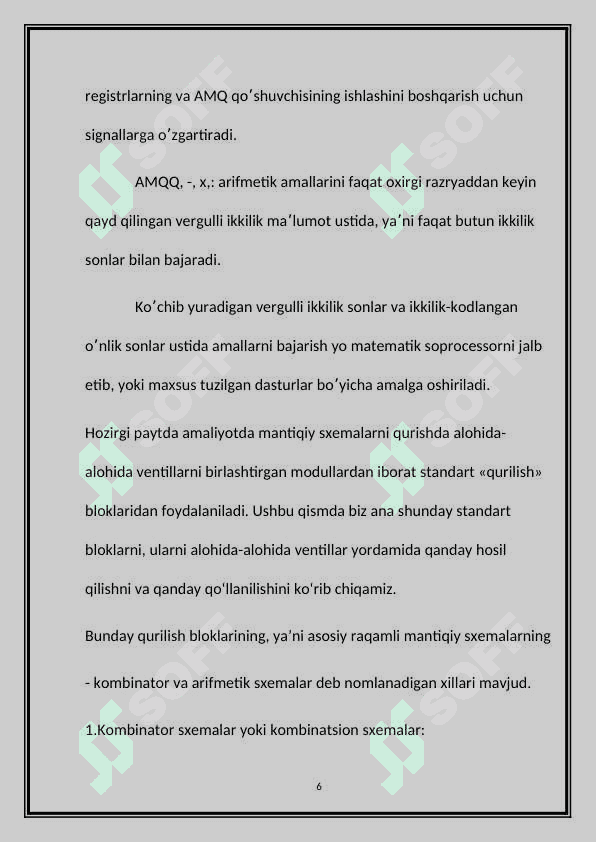 Operatsiya turlari 6
