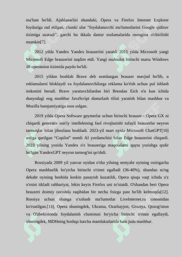 ZAMONAVIY INTERNET BRAUZERLARI VA ULARNING IMKONIYATLARI 6