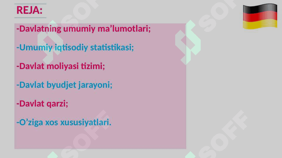 Germaniya davlat moliya tizimi 2